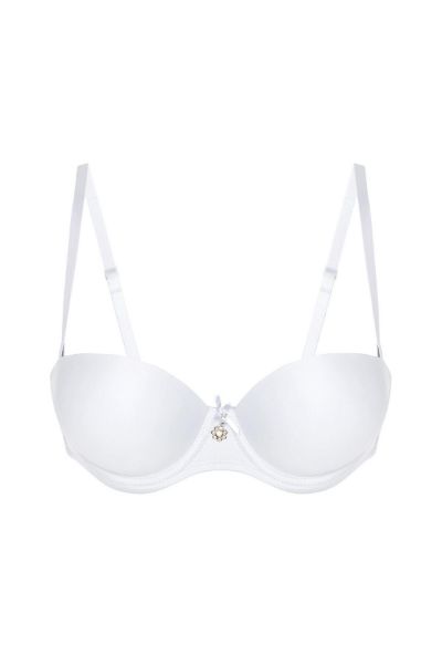 Picture of White Fully Supported Strapless Bra